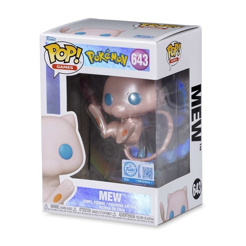 Funko Pop! Vinyl: Pokémon - Mew (Pearlescent) - Pokemon Center (Exclusive) #643